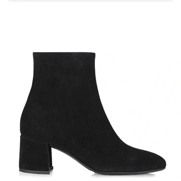 La Canadienne Black Darling Waterproof Suede Bootie Size 7.5 - Picture 3 of 14